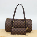 LOUIS VUITTON Damier Ebene Papillon 30 Hand Bag N51303 LV Auth 194608V-12