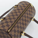 LOUIS VUITTON Damier Ebene Papillon 30 Hand Bag N51303 LV Auth 194608V-6
