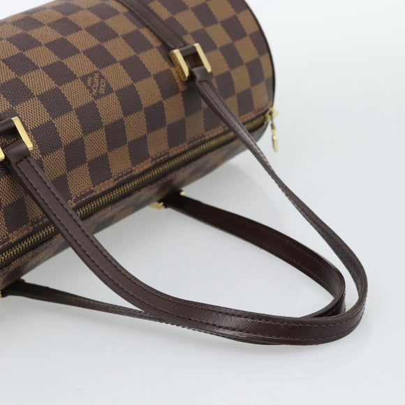 LOUIS VUITTON Damier Ebene Papillon 30 Hand Bag N51303 LV Auth 194608V