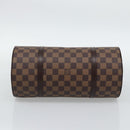 LOUIS VUITTON Damier Ebene Papillon 30 Hand Bag N51303 LV Auth 194608V-5