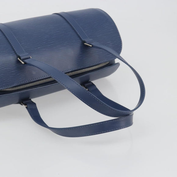 LOUIS VUITTON Epi Soufflot Hand Bag Safir LV Auth 194610SAV