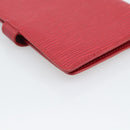 LOUIS VUITTON Epi Agenda PM Day Planner Cover Red R20057 LV Auth 194613-16