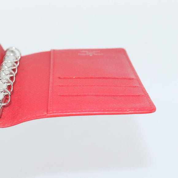 LOUIS VUITTON Epi Agenda PM Day Planner Cover Red R20057 LV Auth 194613