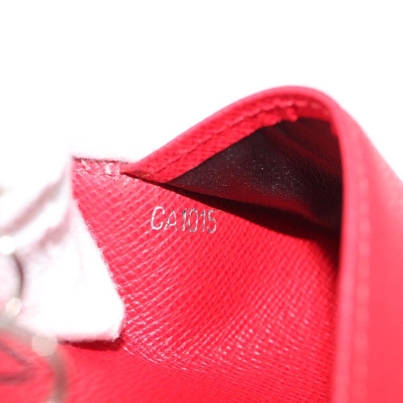 LOUIS VUITTON Epi Agenda PM Day Planner Cover Red R20057 LV Auth 194613