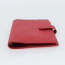 LOUIS VUITTON Epi Agenda PM Day Planner Cover Red R20057 LV Auth 194613-6