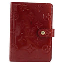 LOUIS VUITTON Vernis Agenda PM Day Planner Cover Pomme Damour R21016 Auth 194614-13