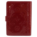 LOUIS VUITTON Vernis Agenda PM Day Planner Cover Pomme Damour R21016 Auth 194614-2