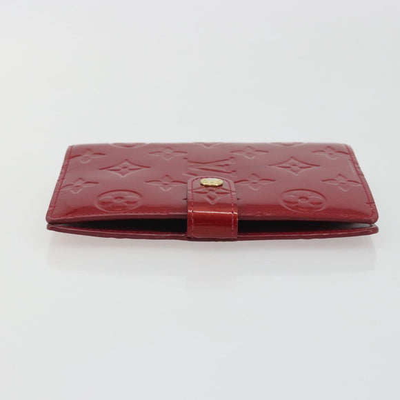 LOUIS VUITTON Vernis Agenda PM Day Planner Cover Pomme Damour R21016 Auth 194614