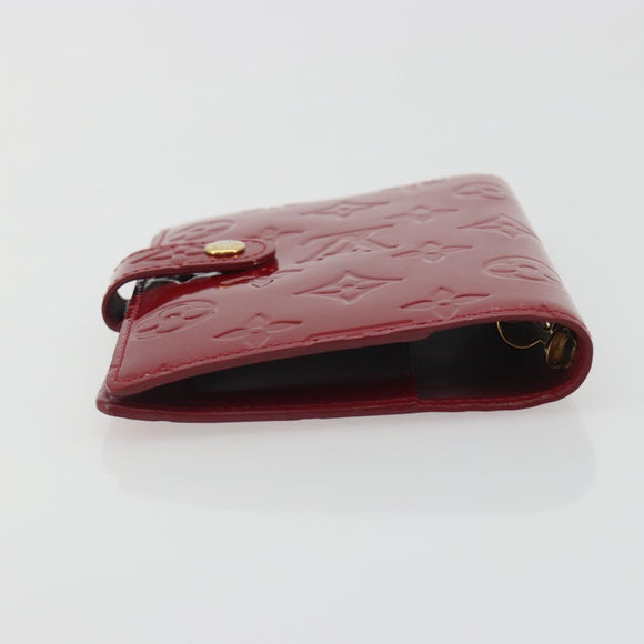 LOUIS VUITTON Vernis Agenda PM Day Planner Cover Pomme Damour R21016 Auth 194614