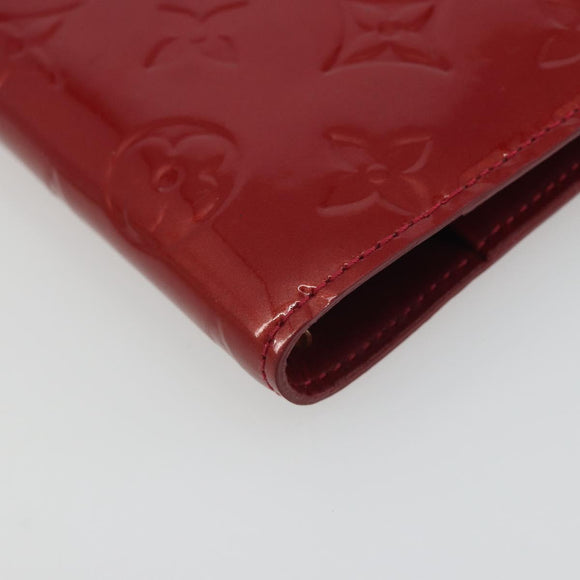LOUIS VUITTON Vernis Agenda PM Day Planner Cover Pomme Damour R21016 Auth 194614