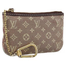 LOUIS VUITTON Monogram Idylle Pochette Cles Coin Purse Sepia M62996 Auth 194616-1