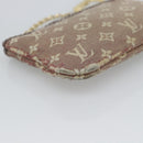 LOUIS VUITTON Monogram Idylle Pochette Cles Coin Purse Sepia M62996 Auth 194616-14