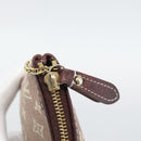LOUIS VUITTON Monogram Idylle Pochette Cles Coin Purse Sepia M62996 Auth 194616-9