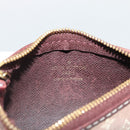 LOUIS VUITTON Monogram Idylle Pochette Cles Coin Purse Sepia M62996 Auth 194616-10