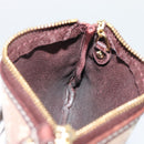 LOUIS VUITTON Monogram Idylle Pochette Cles Coin Purse Sepia M62996 Auth 194616-18