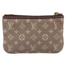 LOUIS VUITTON Monogram Idylle Pochette Cles Coin Purse Sepia M62996 Auth 194616-2
