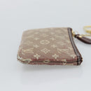 LOUIS VUITTON Monogram Idylle Pochette Cles Coin Purse Sepia M62996 Auth 194616-4