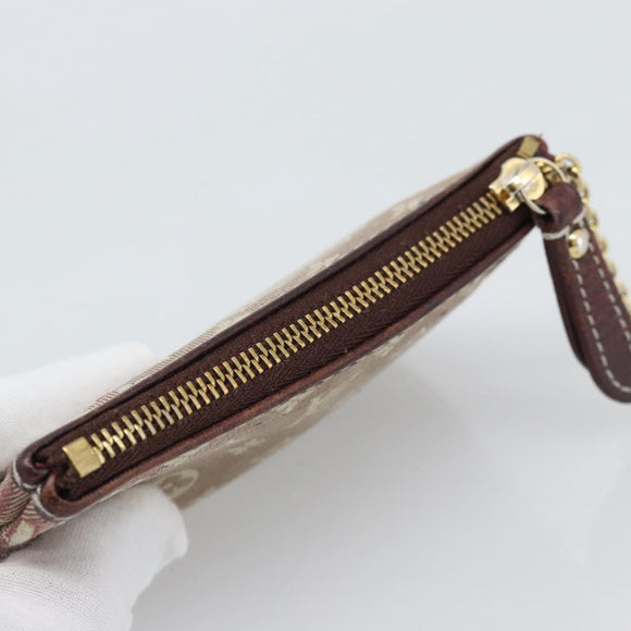 LOUIS VUITTON Monogram Idylle Pochette Cles Coin Purse Sepia M62996 Auth 194616