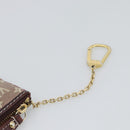 LOUIS VUITTON Monogram Idylle Pochette Cles Coin Purse Sepia M62996 Auth 194616-6