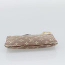 LOUIS VUITTON Monogram Idylle Pochette Cles Coin Purse Sepia M62996 Auth 194616-7
