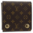 LOUIS VUITTON Monogram Jewelry Case Jewelry Box LV Auth 194617-13