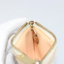 LOUIS VUITTON Monogram Multicolor Pochette Cles Purse White M92655 Auth 194618-18