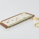 LOUIS VUITTON Monogram Multicolor Pochette Cles Purse White M92655 Auth 194618-5