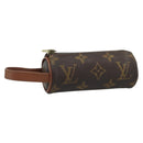 LOUIS VUITTON Monogram Etui 3 Ball de Golf Pouch M58249 LV Auth 194619-1