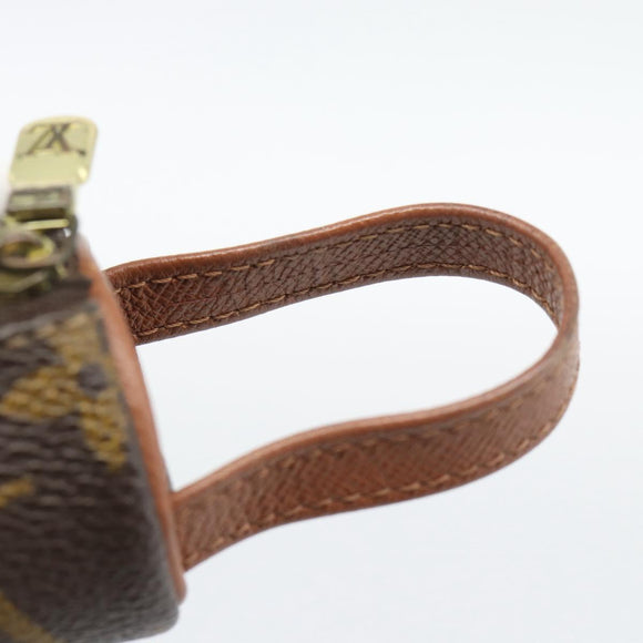 LOUIS VUITTON Monogram Etui 3 Ball de Golf Pouch M58249 LV Auth 194619