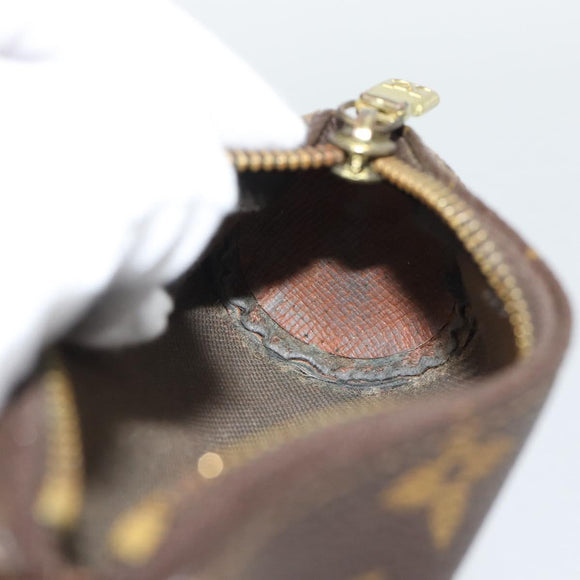 LOUIS VUITTON Monogram Etui 3 Ball de Golf Pouch M58249 LV Auth 194619