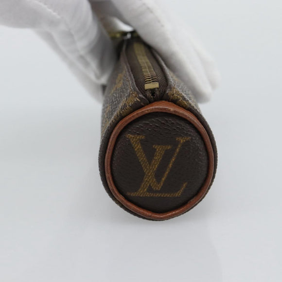 LOUIS VUITTON Monogram Etui 3 Ball de Golf Pouch M58249 LV Auth 194619
