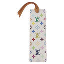 LOUIS VUITTON Monogram Multicolor Mark Page Kadu Bookmark M99196 Auth 194623V-2