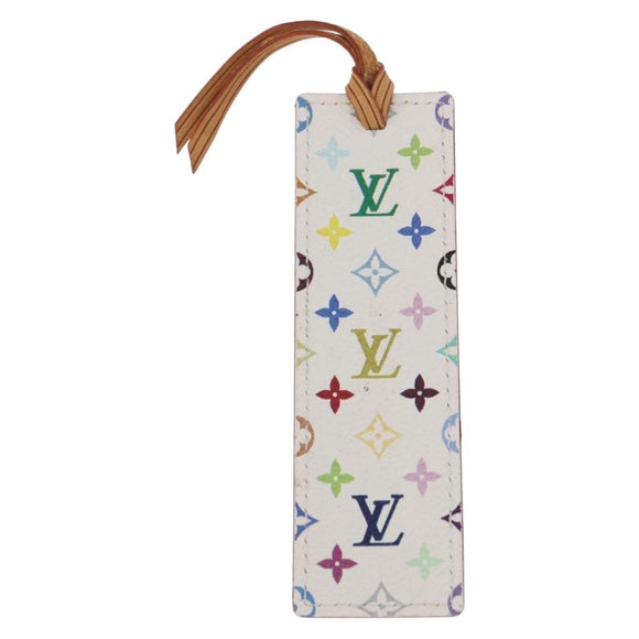 LOUIS VUITTON Monogram Multicolor Mark Page Kadu Bookmark M99196 Auth 194623V