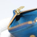 LOUIS VUITTON Epi Pochette Cles Coin Purse Blue M6380G LV Auth 194625-12