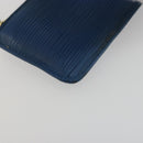 LOUIS VUITTON Epi Pochette Cles Coin Purse Blue M6380G LV Auth 194625-14