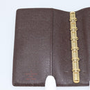 LOUIS VUITTON Damier Ebene Agenda PM Day Planner Cover R20700 LV Auth 194627-18