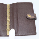 LOUIS VUITTON Damier Ebene Agenda PM Day Planner Cover R20700 LV Auth 194627-19