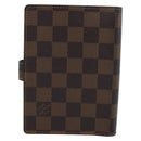 LOUIS VUITTON Damier Ebene Agenda PM Day Planner Cover R20700 LV Auth 194627-2