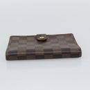 LOUIS VUITTON Damier Ebene Agenda PM Day Planner Cover R20700 LV Auth 194627-4