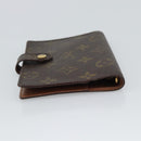 LOUIS VUITTON Monogram Agenda PM Day Planner Cover R20005 LV Auth 194628-5