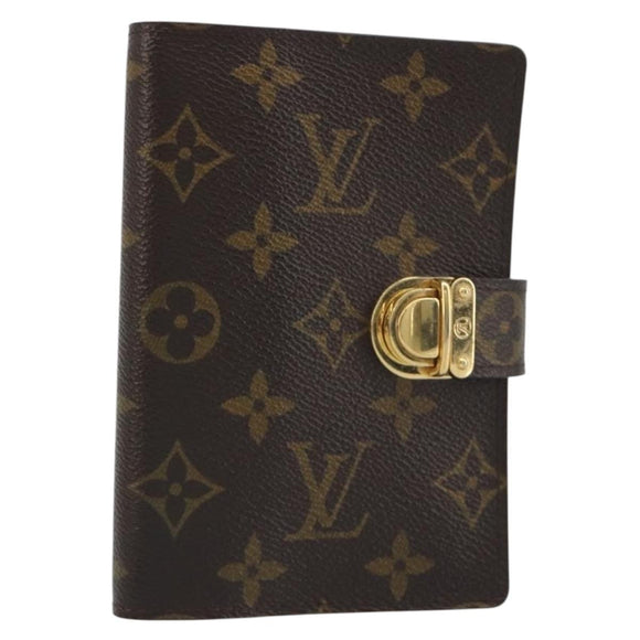 LOUIS VUITTON Monogram Agenda Koala PM Planner Cover Orange R21015 Auth 194629A