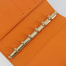 LOUIS VUITTON Monogram Agenda Koala PM Planner Cover Orange R21015 Auth 194629A-18