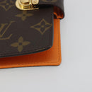 LOUIS VUITTON Monogram Agenda Koala PM Planner Cover Orange R21015 Auth 194629A-8