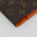 LOUIS VUITTON Monogram Agenda Koala PM Planner Cover Orange R21015 Auth 194629A-9