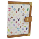 LOUIS VUITTON Monogram Multicolor Agenda PM Planner Cover R21074 Auth 194630-1