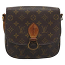 LOUIS VUITTON Monogram Saint Cloud MM Shoulder Bag M51243 LV Auth 194631-13