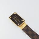 LOUIS VUITTON Damier Ebene Ceinture Anne Van Tours Belt M9677 LV Auth 194632-6