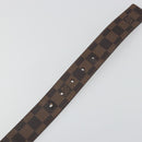 LOUIS VUITTON Damier Ebene Ceinture Anne Van Tours Belt M9677 LV Auth 194632-8