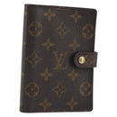 LOUIS VUITTON Monogram Agenda PM Day Planner Cover R20005 LV Auth 194635-1