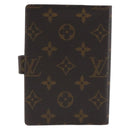 LOUIS VUITTON Monogram Agenda PM Day Planner Cover R20005 LV Auth 194635-2